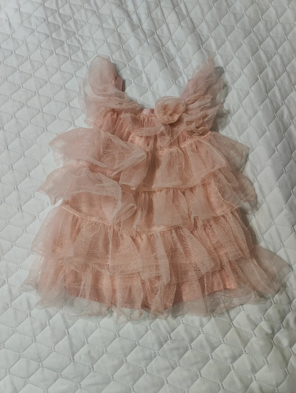 Gap x Loveshackfancy Pink Ruffle Dress Girls Size 4T